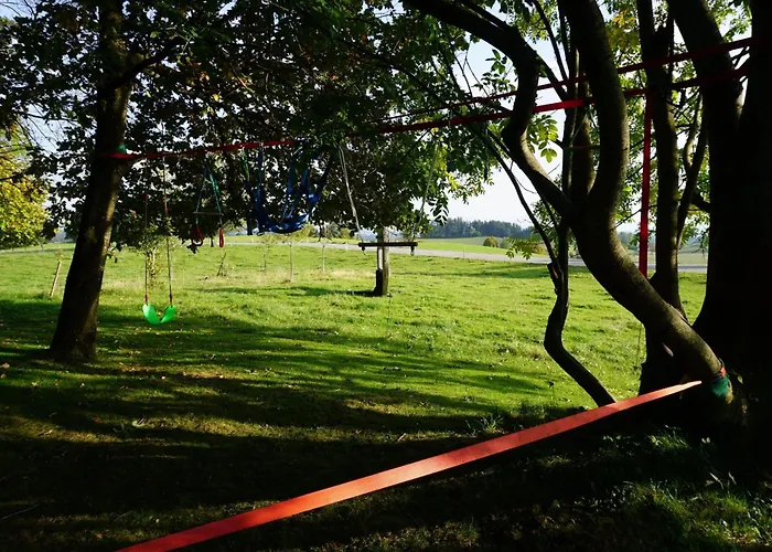 شقة 5sterne Im Fachwerk Mit Bergblick In Alleinlage Und Grossem Garten, Infrarotkabine *