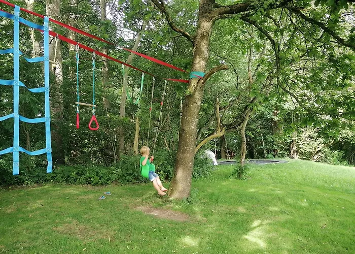 شقة 5sterne Im Fachwerk Mit Bergblick In Alleinlage Und Grossem Garten, Infrarotkabine *